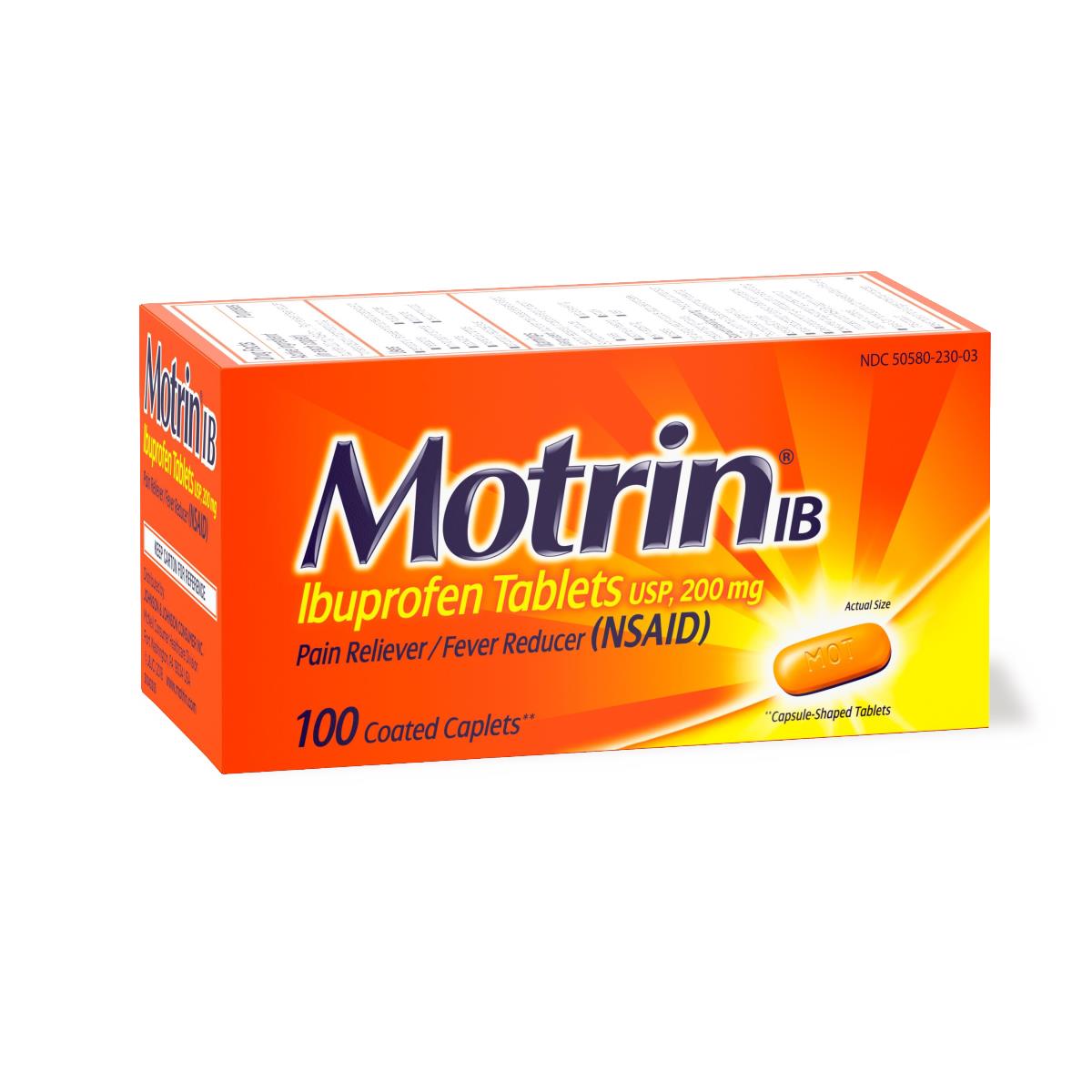 Motrin Ib Ibuprofen Pain Reliever - BeHope