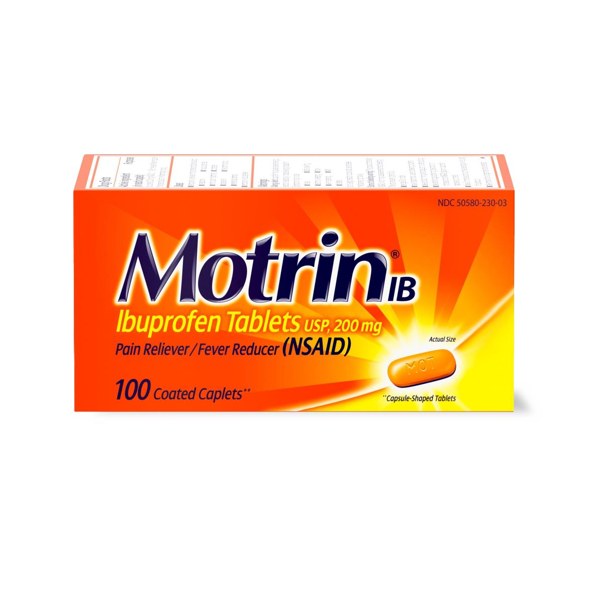 Motrin Ib Ibuprofen Pain Reliever - BeHope