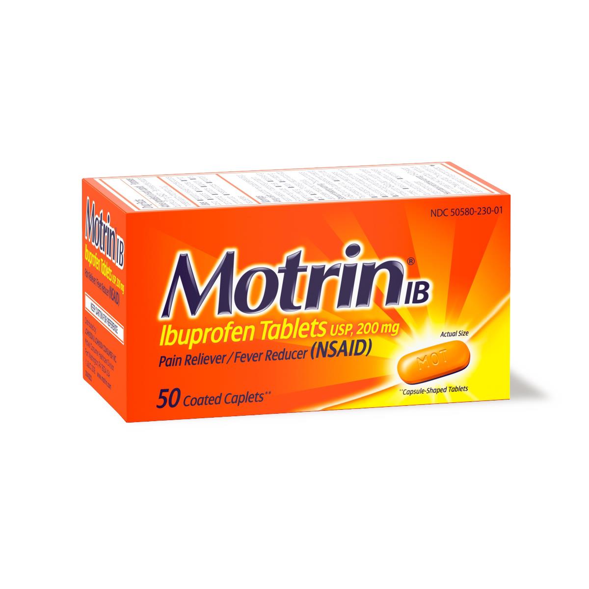 Motrin Ib Ibuprofen Pain Reliever - BeHope