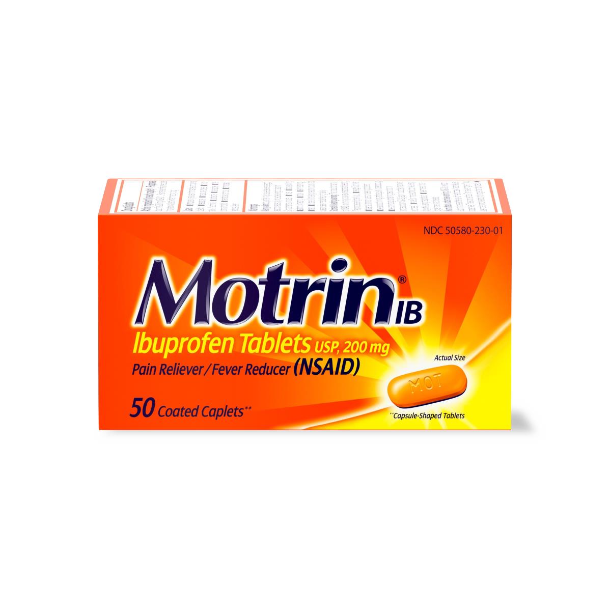 Motrin Ib Ibuprofen Pain Reliever - BeHope