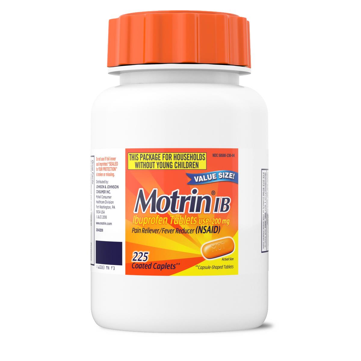 Motrin Pain Reliever And Fever Reducer Caplets - BeHope