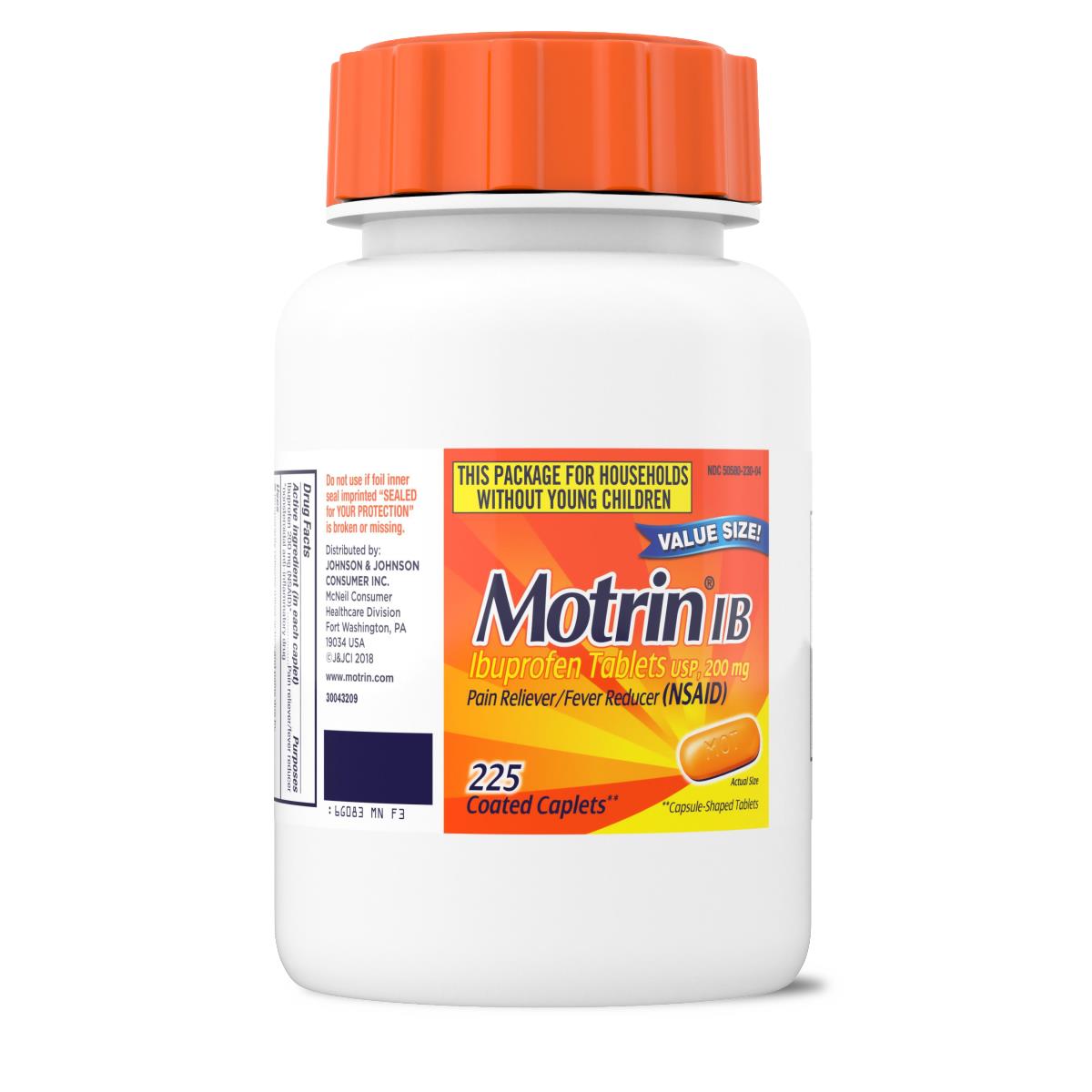 Motrin Pain Reliever And Fever Reducer Caplets - BeHope