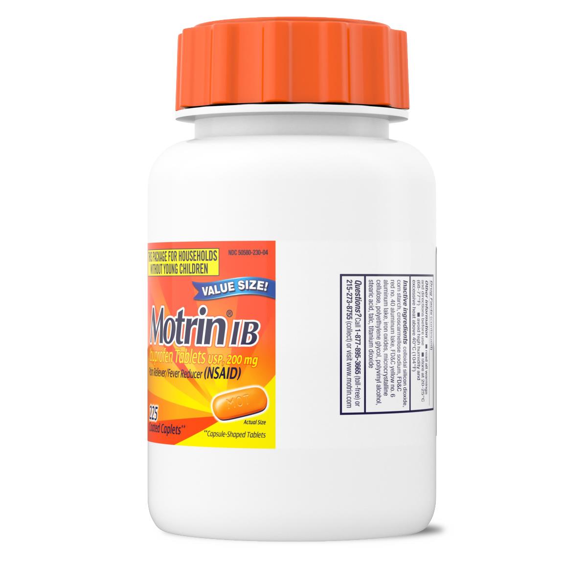Motrin Pain Reliever And Fever Reducer Caplets - BeHope