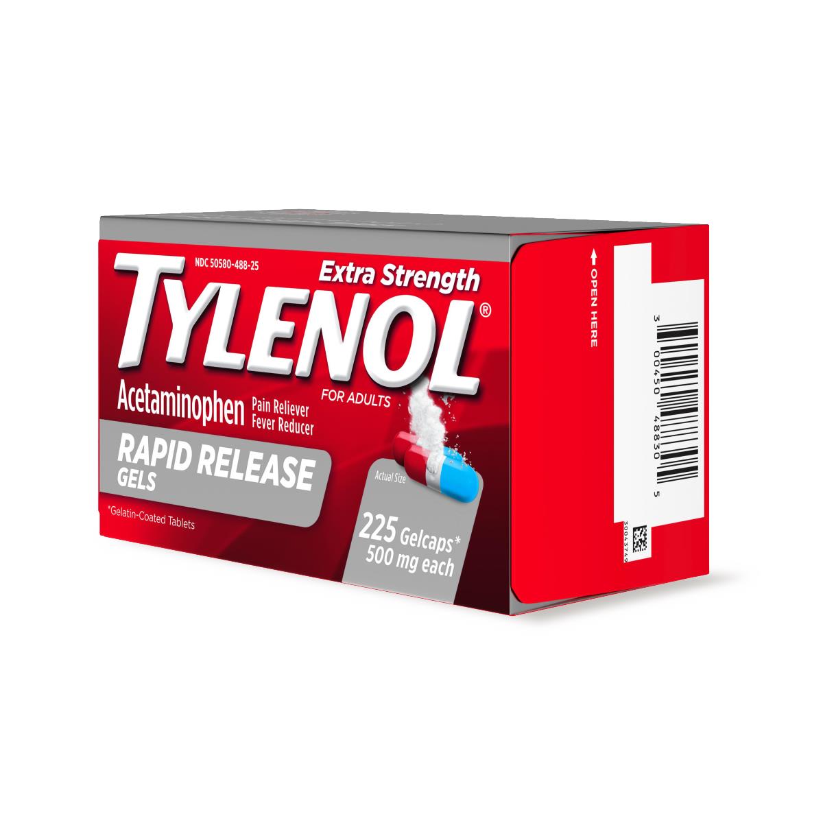 Tylenol Rapid Release Gelcaps
