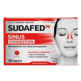Sudafed Pe Sinus Tablets - BeHope