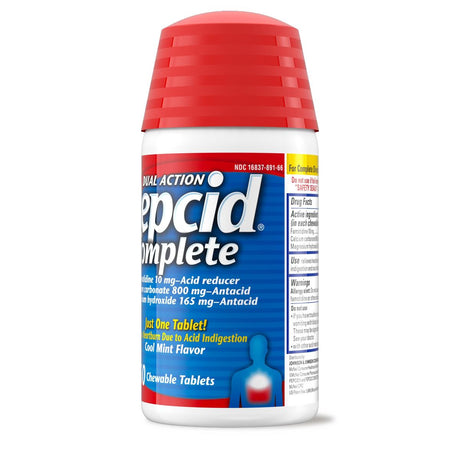 Pepcid Complete Antacid + Acid Reducer Chewable Tablets