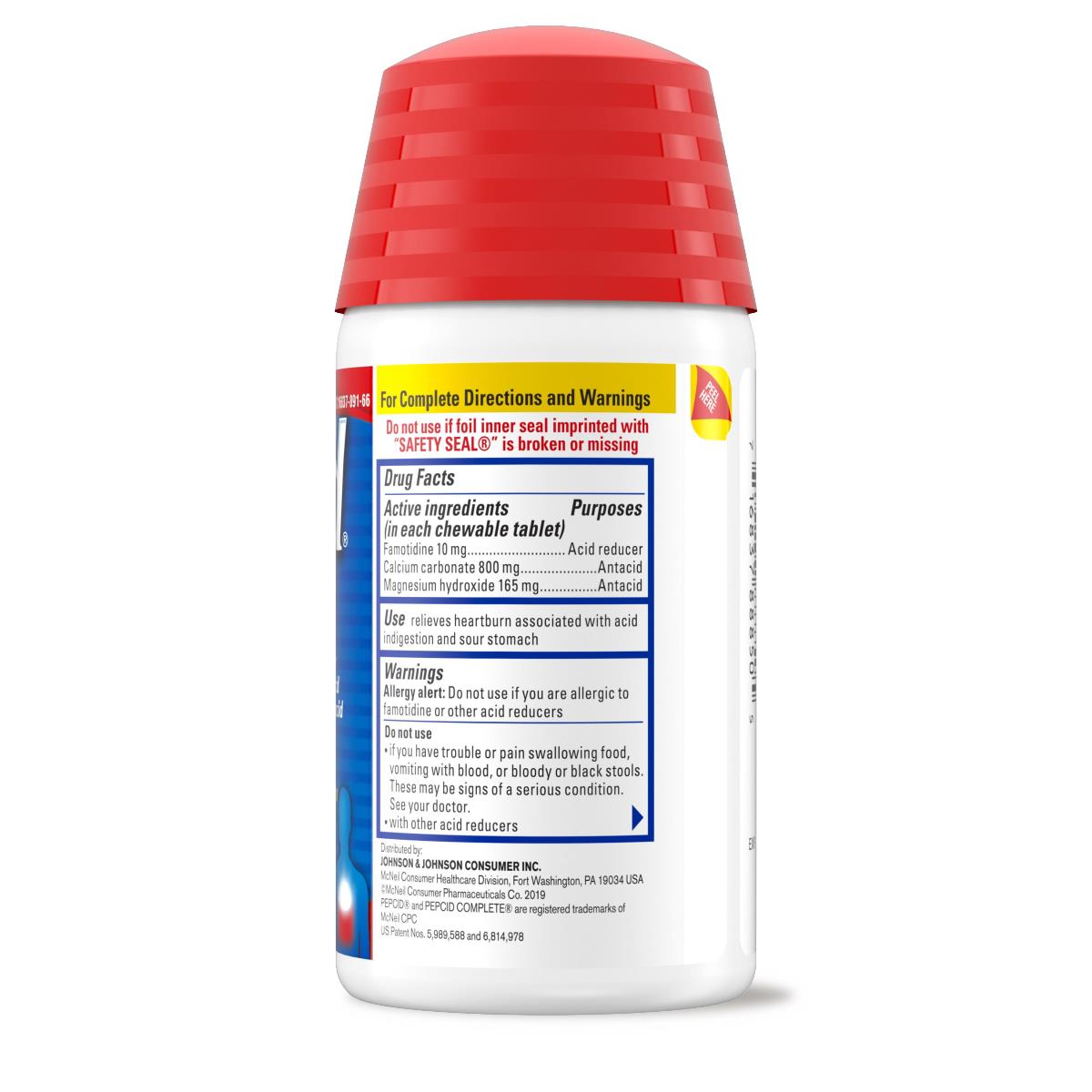 Pepcid Complete Antacid + Acid Reducer Chewable Tablets - BeHope