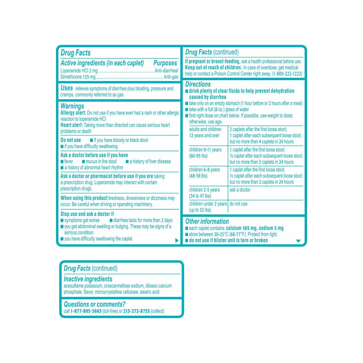 Imodium Multisymptom Relief Caplets - BeHope