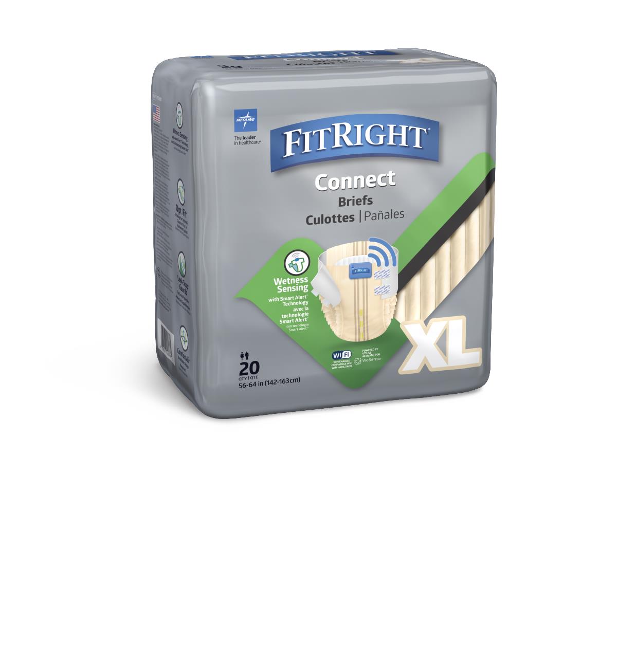 FitRight Connect Incontinence Briefs