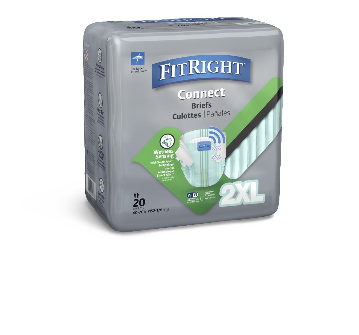 FitRight Connect Incontinence Briefs