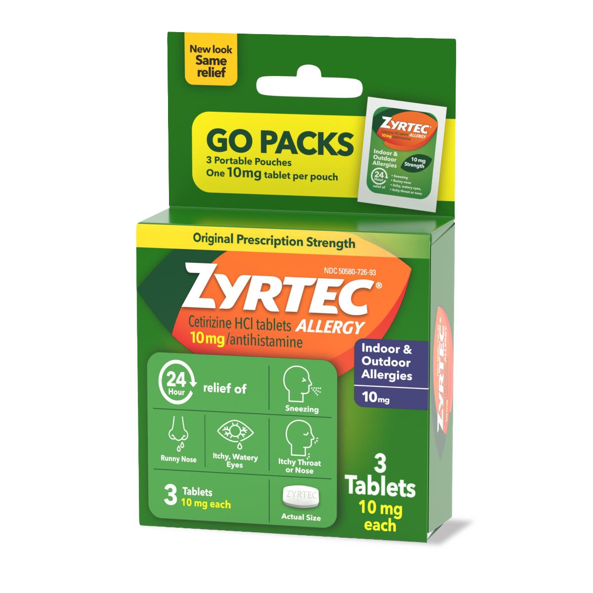 Zyrtec 24-hour Allergy-relief Medication - BeHope