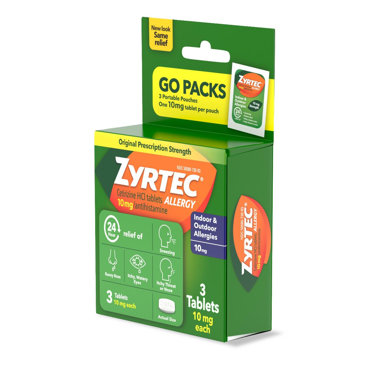 Zyrtec 24-hour Allergy-relief Medication - BeHope