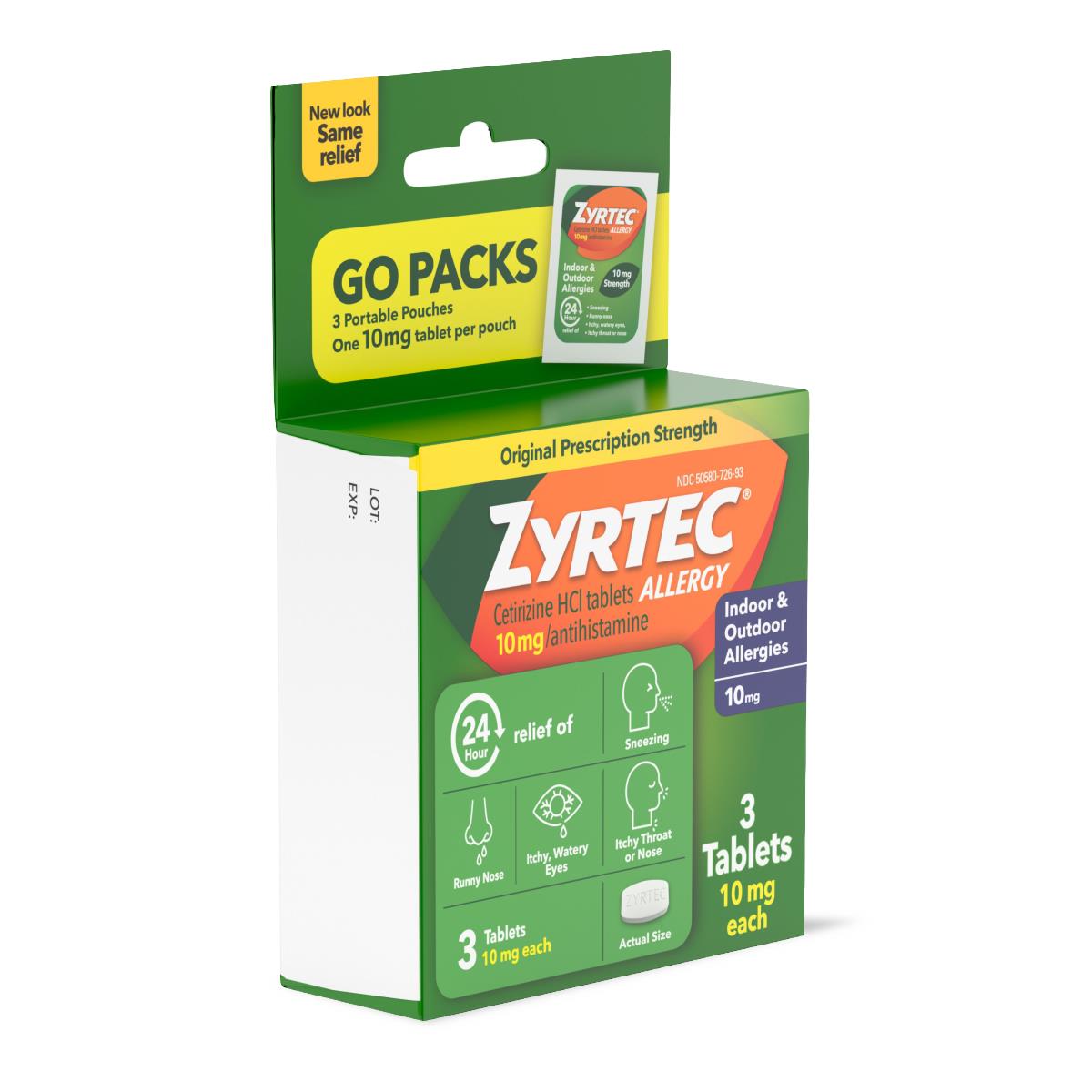 Zyrtec 24-hour Allergy-relief Medication - BeHope