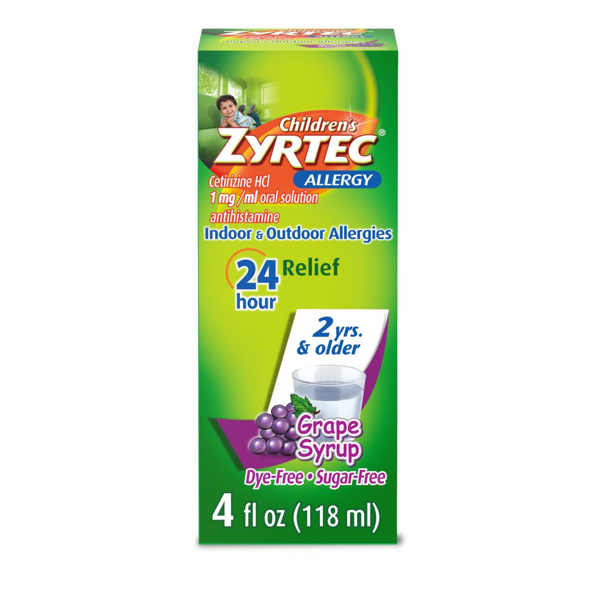 Zyrtec Children's 24-Hour Allergy Syrup