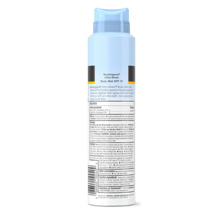 Neutrogena Ultra Sheer Sunscreen - BeHope