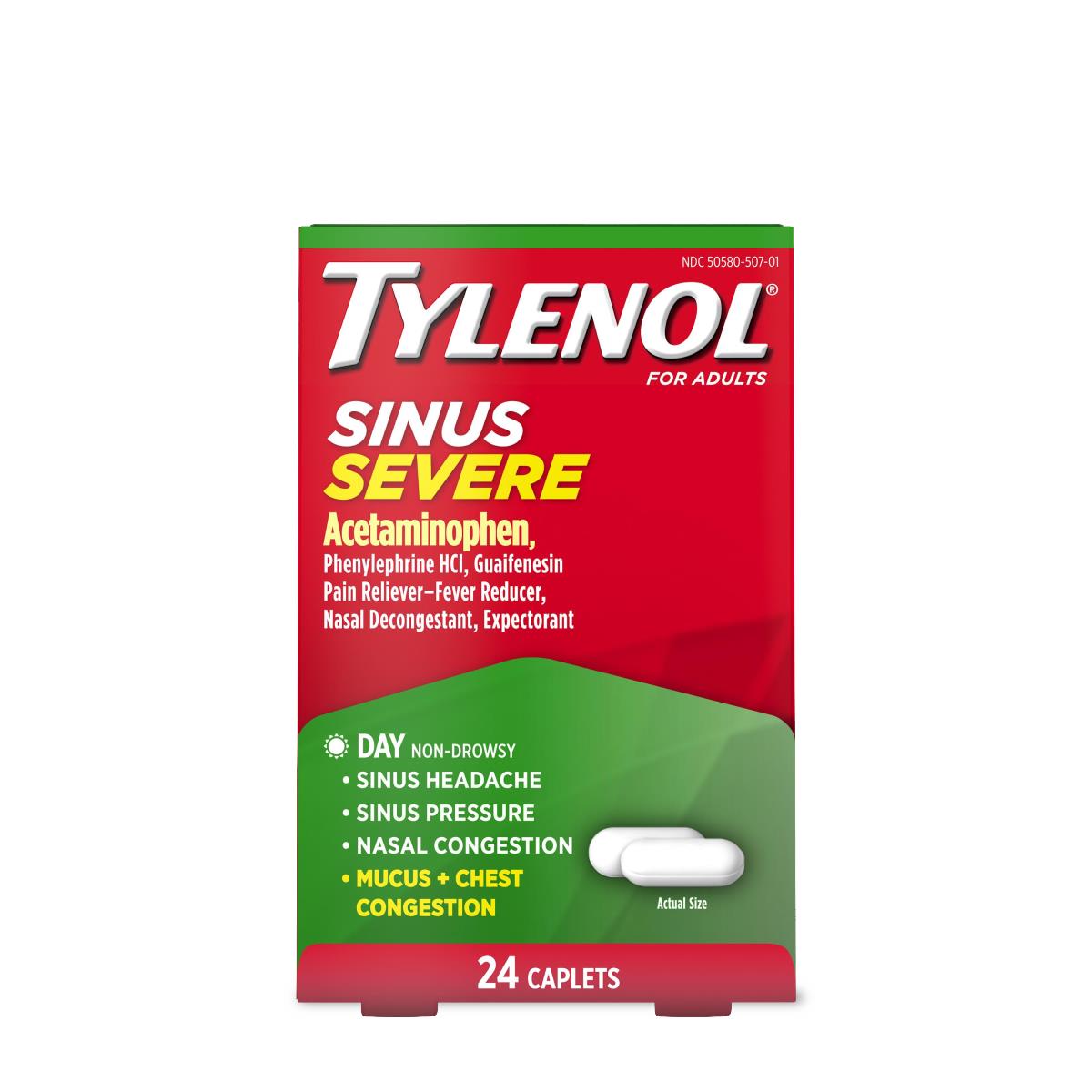 Tylenol Sinus And Headache Daytime Nondrowsy Caplets - BeHope