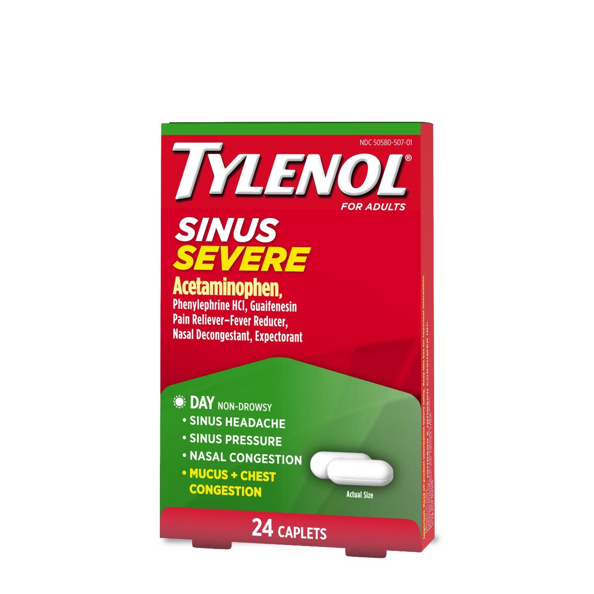 Tylenol Sinus And Headache Daytime Nondrowsy Caplets - BeHope