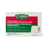 Medical Tape Curad® Transparent White 2 Inch X 10 Yard Plastic Nonsterile