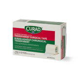 Medical Tape Curad® Transparent White 2 Inch X 10 Yard Plastic Nonsterile