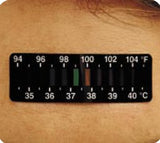 Sensostrip™ Single Patient Skin Thermometer Digital Readout - BeHope