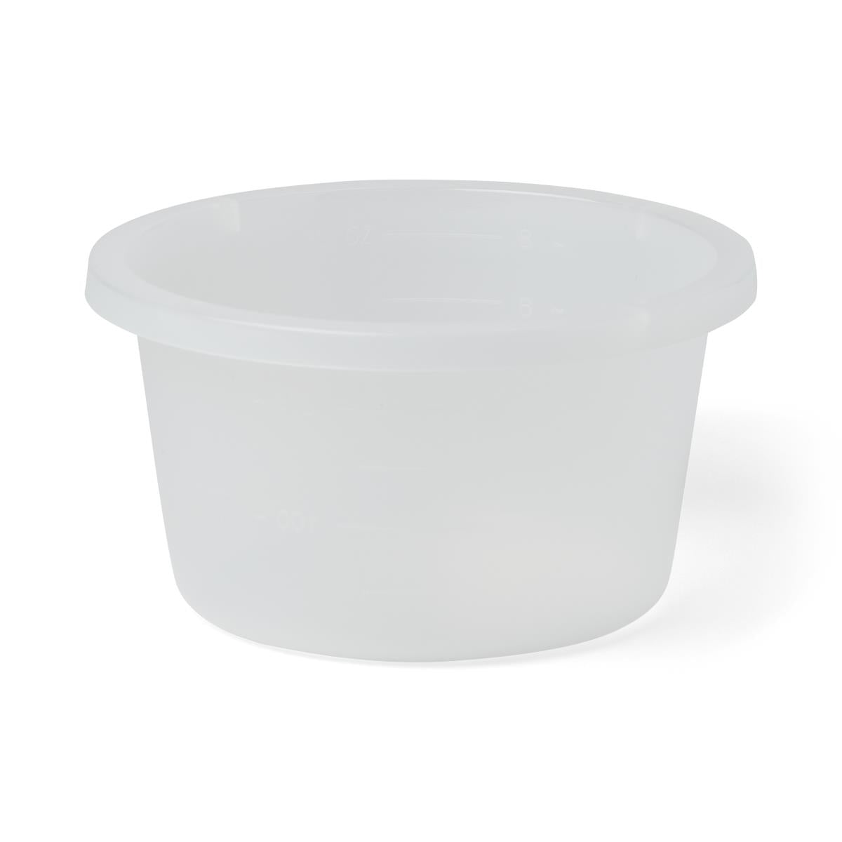 Medline Nonsterile Plastic Bowls and Lids