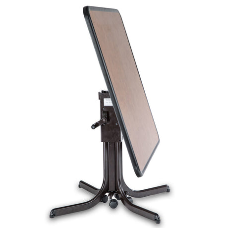 Deluxe Dining Table Square, 4 Castor, Black -BeHope