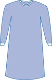 Sterile Non-reinforced Aurora Surgical Gowns With Set-in Sleeves - BeHope