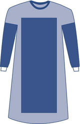 Sterile Poly-Reinforced Aurora Gowns with Set-In Sleeves