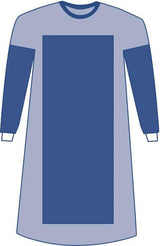Sterile Poly-Reinforced Aurora Surgical Gown with Set-In Sleeves