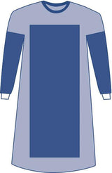 Sterile Poly-Reinforced Aurora Surgical Gown with Set-In Sleeves