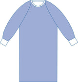 Sterile Non-Reinforced Aurora Surgical Gowns with Raglan Sleeves