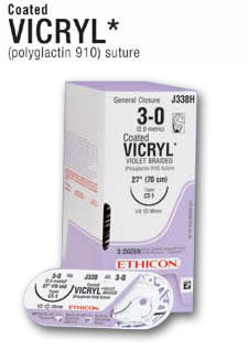 Absorbable Ligating Reel with Suture Coated Vicryl™ LigaPak™ Polyglactin 910 Braided Size 2-0 - BeHope
