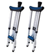 Carex Folding Crutches Pair Universal Size - BeHope