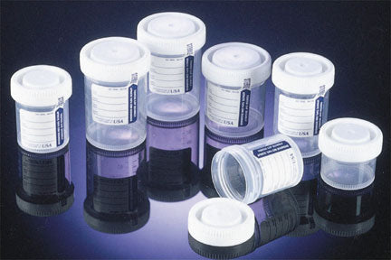 Specimen Container Samco™ Bio-tite™ Narrow-mouth Sterile with Screw Cap and Patient Information - BeHope