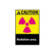 Door Sign Caution Brady™ Caution: Radiation Area, With Pictogram - BeHope