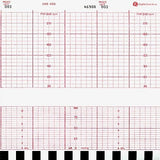 Recording Chart Paper Corometrics® Z-fold Red Grid - BeHope