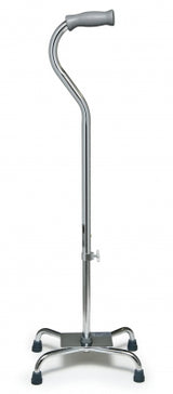 Lumex Silver Collection Quad Cane-low Prof-alum Sm Base(ea) - BeHope