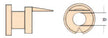 Ear Ventilation Tube Paparella Type 1 for ENT Drainage and Ventilation - BeHope