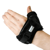 Wrist / Hand Brace With Thumb Spica Fastform® Tsmo Polytrexx™ Polymer / Dermawick™ Left Hand Black Medium / Large - Behope