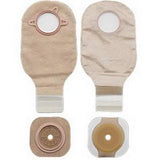 2-piece Ostomy Drainable Kit With Flexwear Barrier & Lock-n-roll Closure - Tape Border, Clear Pouch, Loop Bridge With 4in Flange, Box of 5