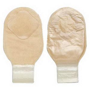 Pouchkins Pediatric One-piece Softflex Drainable Lock N Roll Closure - Transparent, Without Tape, Box of 10