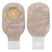 Premier One-piece Drainable 12" Ostomy Pouch Flat Flexwear Barrier - Lock'n Roll Closure, Tape, Filter, Pre-cut 2-1/2", Box of 10