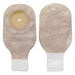Premier One-piece Drainable 12" Ostomy Pouch Flat Flexwear Barrier - Lock'n Roll Closure, Tape, Filter, Pre-cut 2-1/2", Box of 10
