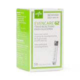 Evencare G2 Blood Glucose Monitoring System, detailed view.