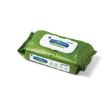 Fitright Aloe Quilted Personal Cleansing Wipes, close-up of texture