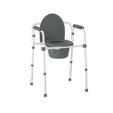 Medline Standard Steel Commode, close-up of a key feature or design element.