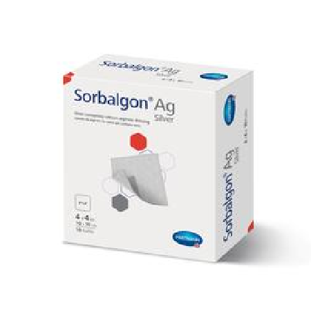 Silver Alginate Dressing Sorbalgon® Ag Absorbent Antimicrobial Sterile - BeHope