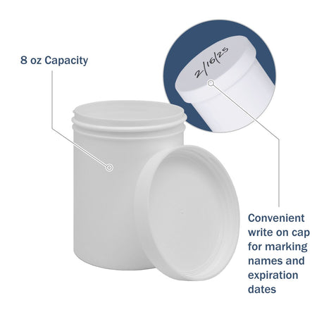 Ezy Dose® Plastic Ointment Jar for Feeding Supplies Organization - BeHope