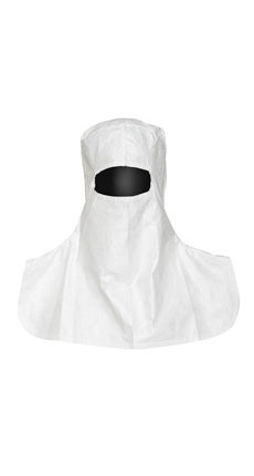 Cleanroom Hood Dupont™ Tyvek® Isoclean® One Size Fits Most White Elastic / Tie Closure - Behope