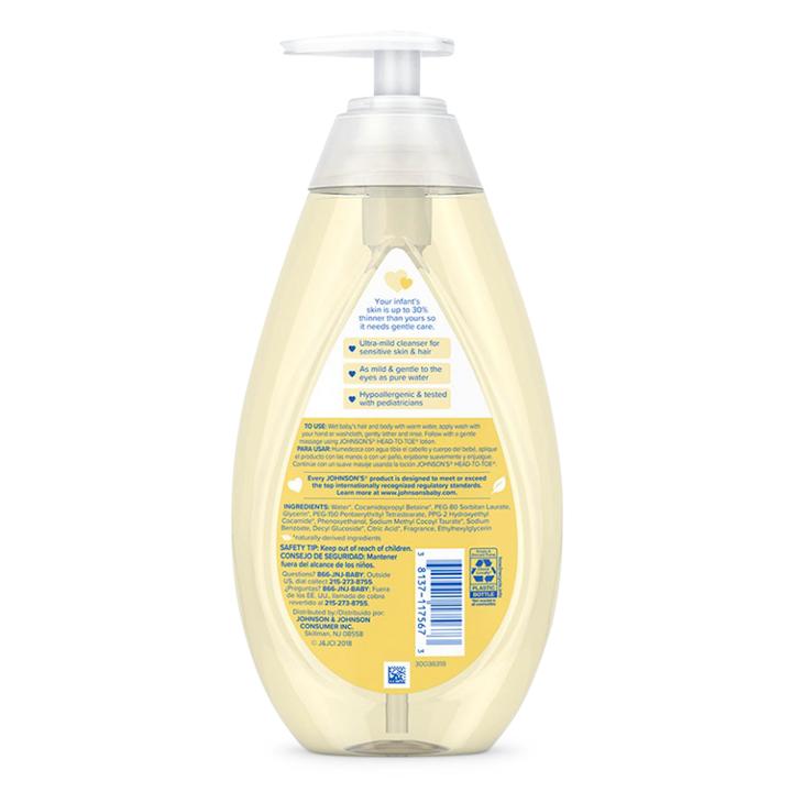 Johnson's Head-to-toe Baby Body Wash And Shampoo - BeHope